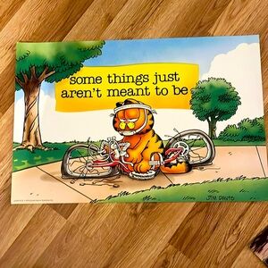 Vintage 1978 Garfield poster